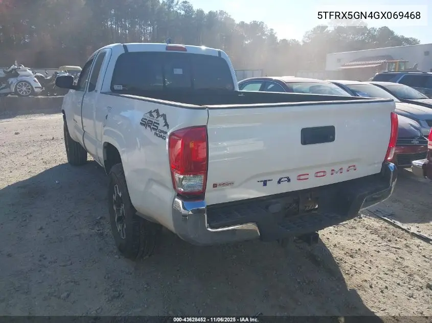 5TFRX5GN4GX069468 2016 Toyota Tacoma Sr5