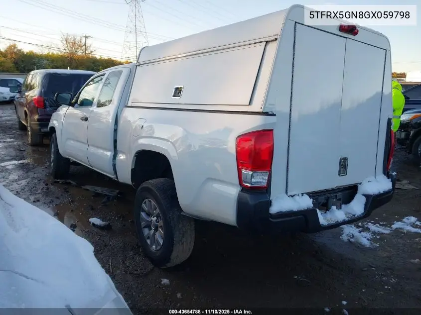 5TFRX5GN8GX059798 2016 Toyota Tacoma Sr