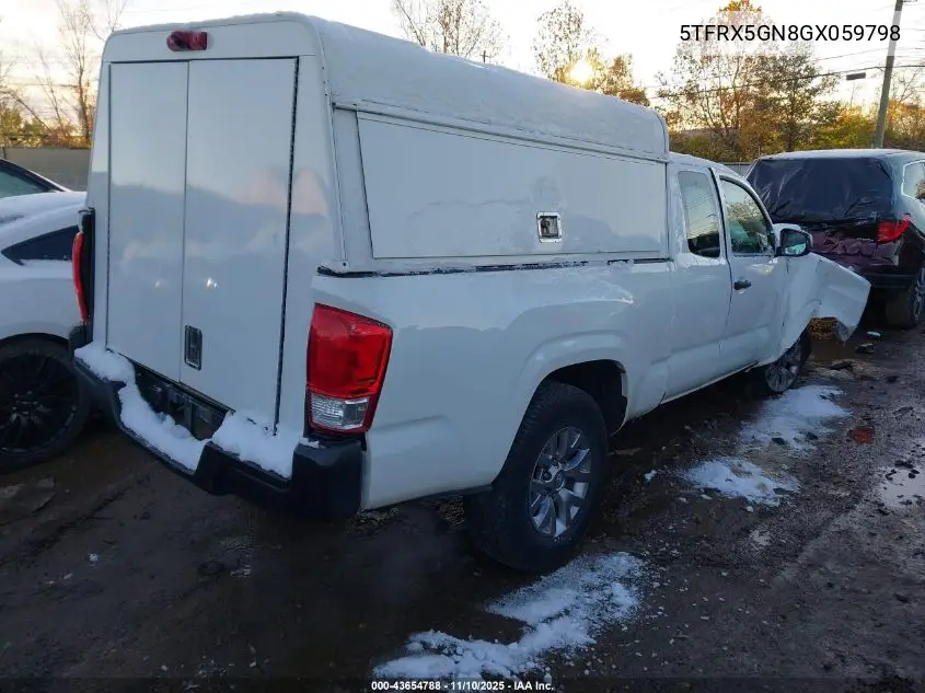 5TFRX5GN8GX059798 2016 Toyota Tacoma Sr
