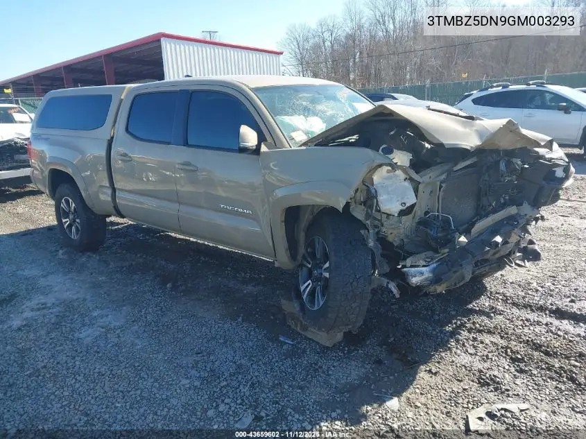 3TMBZ5DN9GM003293 2016 Toyota Tacoma Trd Sport