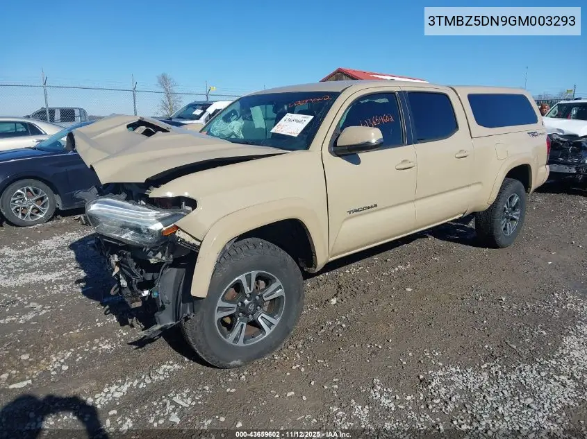 3TMBZ5DN9GM003293 2016 Toyota Tacoma Trd Sport