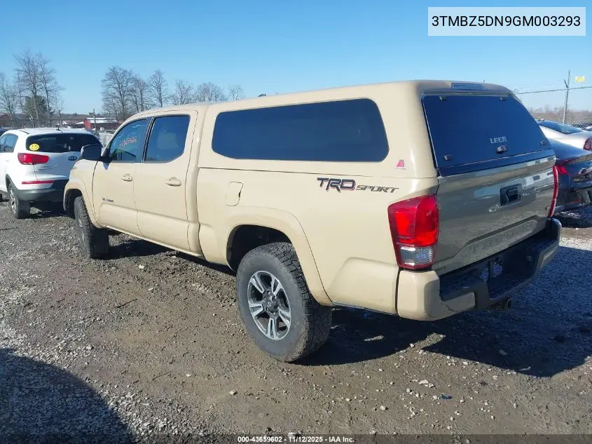 3TMBZ5DN9GM003293 2016 Toyota Tacoma Trd Sport