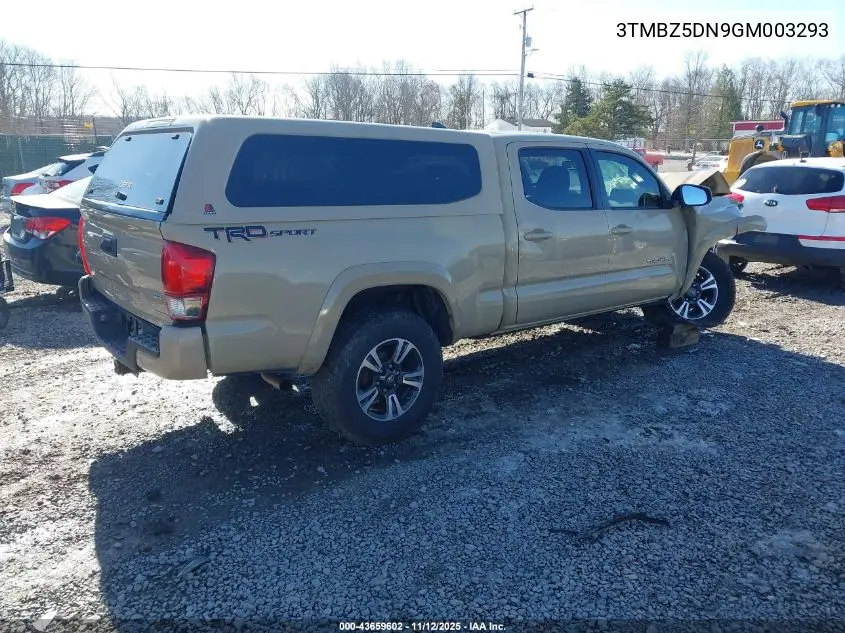 3TMBZ5DN9GM003293 2016 Toyota Tacoma Trd Sport