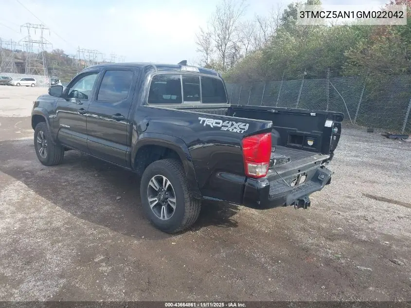 3TMCZ5AN1GM022042 2016 Toyota Tacoma Trd Sport