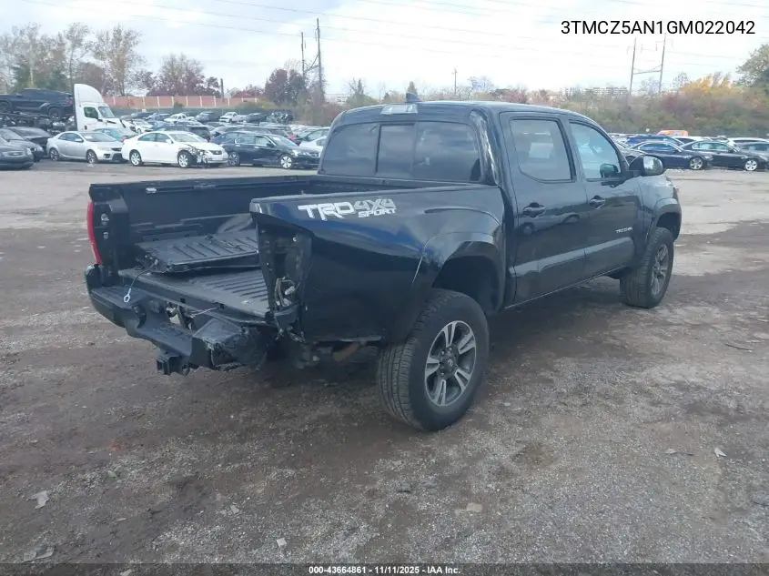 3TMCZ5AN1GM022042 2016 Toyota Tacoma Trd Sport