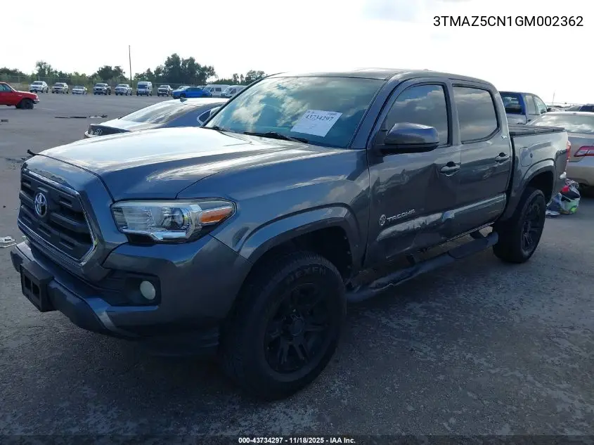 3TMAZ5CN1GM002362 2016 Toyota Tacoma Sr5 V6