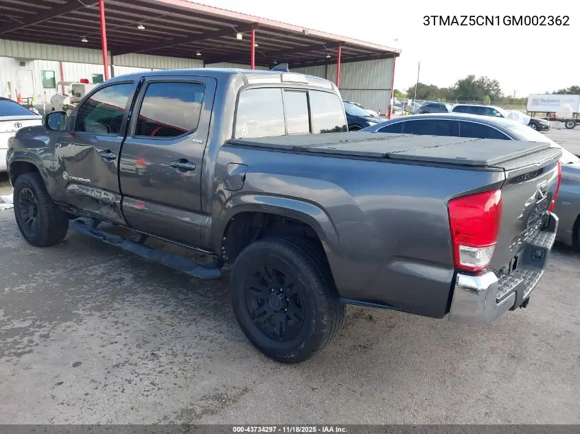 3TMAZ5CN1GM002362 2016 Toyota Tacoma Sr5 V6
