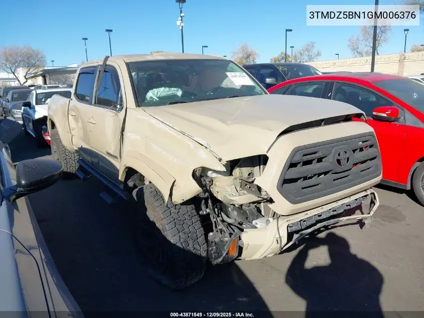 3TMDZ5BN1GM006376 2016 Toyota Tacoma Sr5 V6