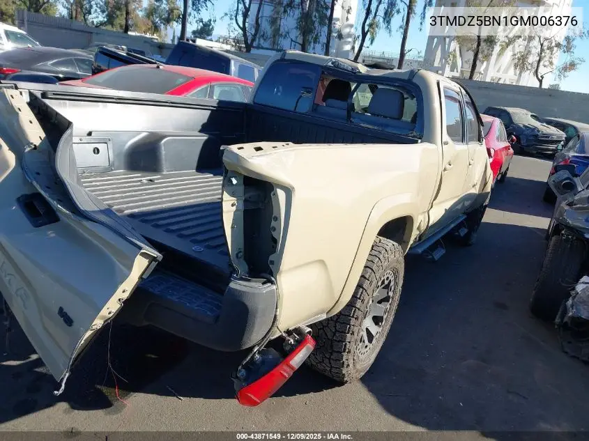 3TMDZ5BN1GM006376 2016 Toyota Tacoma Sr5 V6