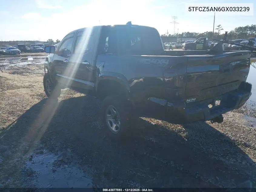 5TFCZ5AN6GX033239 2016 Toyota Tacoma Trd Sport
