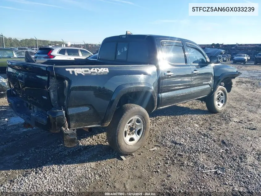 5TFCZ5AN6GX033239 2016 Toyota Tacoma Trd Sport