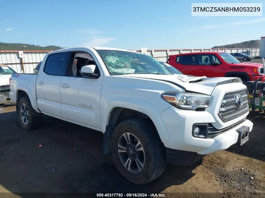 3TMCZ5AN8HM053239 2017 Toyota Tacoma Dbl Cab/Sr/Trdspt/Or/Pro