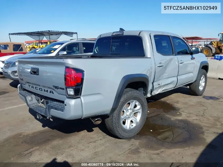 5TFCZ5AN8HX102949 2017 Toyota Tacoma Trd Pro