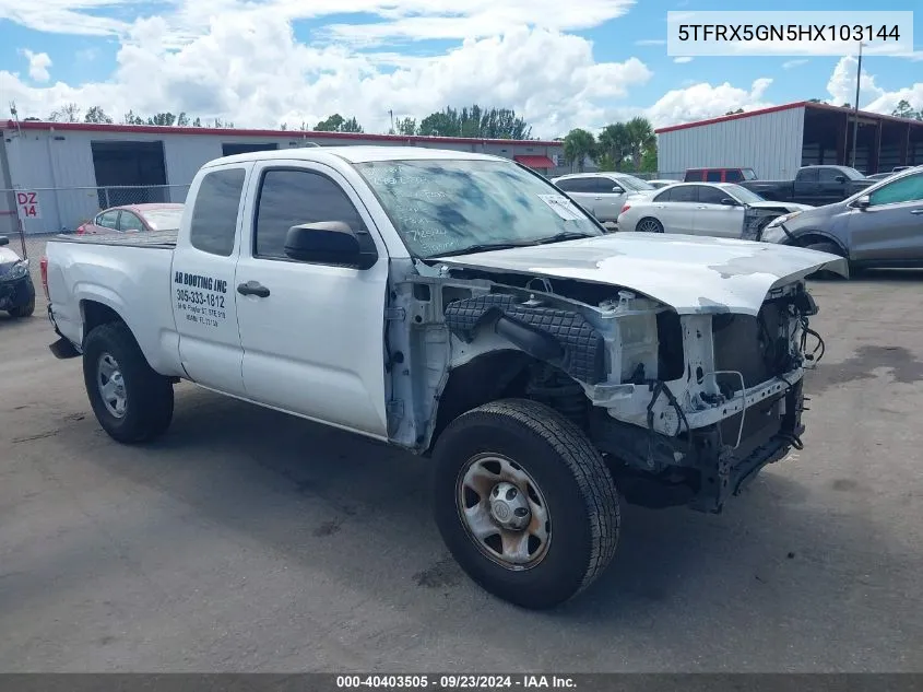 5TFRX5GN5HX103144 2017 Toyota Tacoma Sr