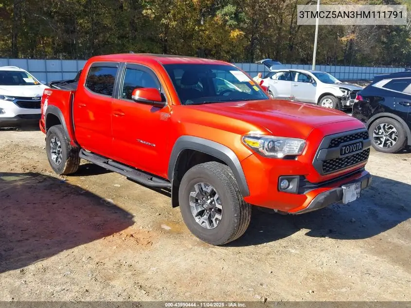 3TMCZ5AN3HM111791 2017 Toyota Tacoma Trd Off Road
