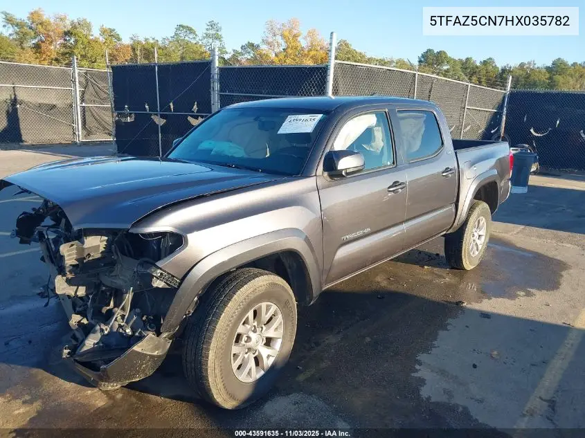 5TFAZ5CN7HX035782 2017 Toyota Tacoma Sr5 V6