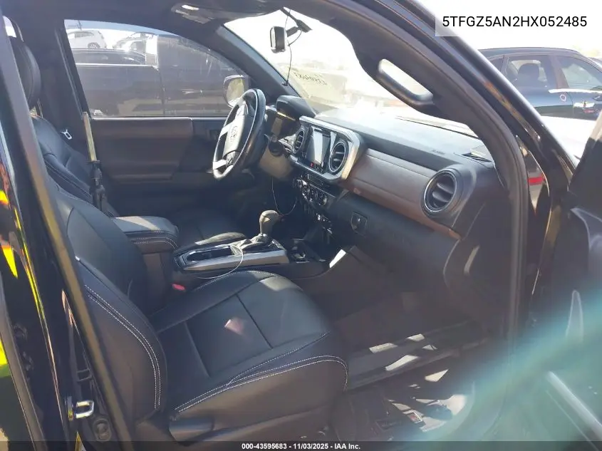 5TFGZ5AN2HX052485 2017 Toyota Tacoma Limited