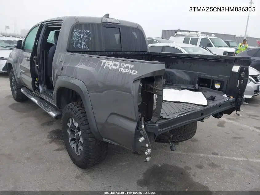 3TMAZ5CN3HM036305 2017 Toyota Tacoma Trd Off Road