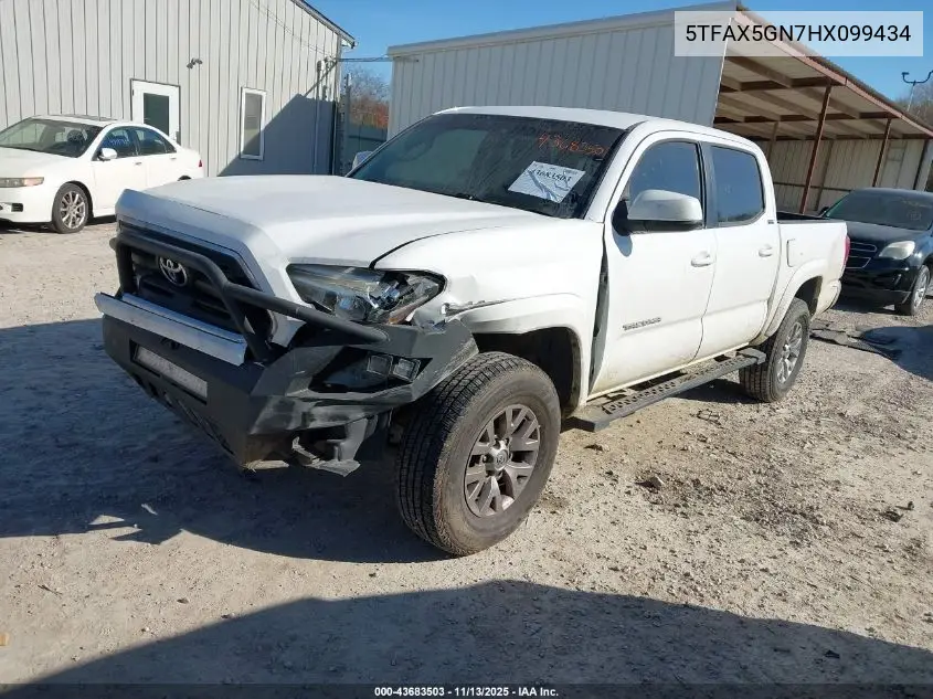 5TFAX5GN7HX099434 2017 Toyota Tacoma Sr5