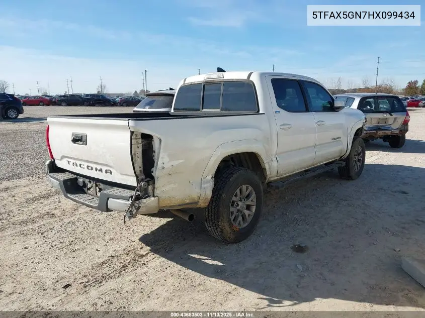 5TFAX5GN7HX099434 2017 Toyota Tacoma Sr5
