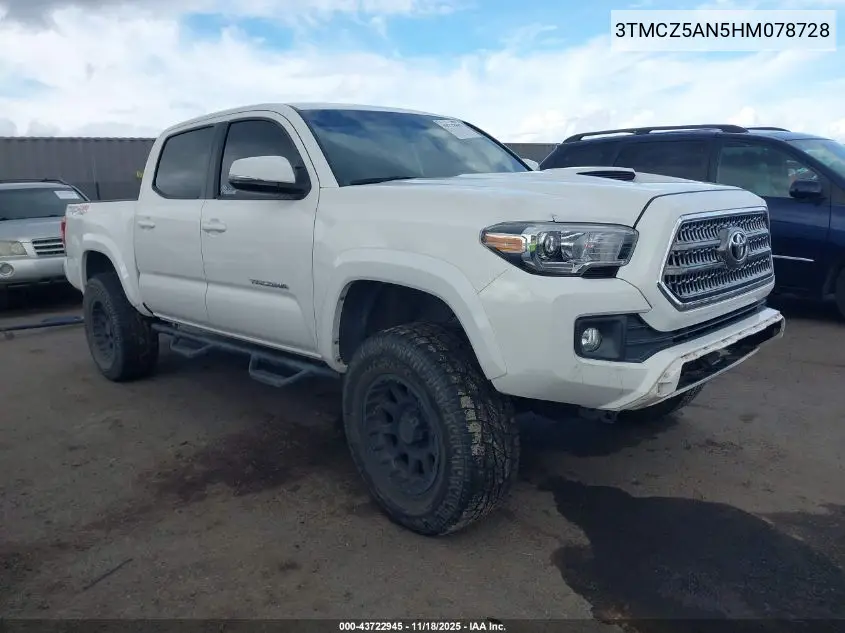 3TMCZ5AN5HM078728 2017 Toyota Tacoma Trd Sport