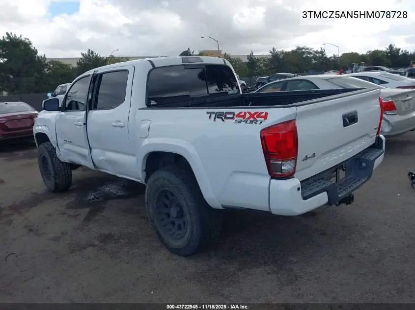3TMCZ5AN5HM078728 2017 Toyota Tacoma Trd Sport