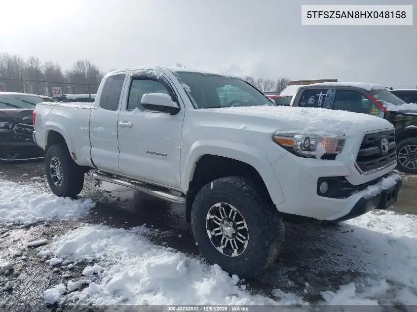 5TFSZ5AN8HX048158 2017 Toyota Tacoma Sr5 V6