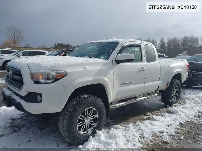5TFSZ5AN8HX048158 2017 Toyota Tacoma Sr5 V6