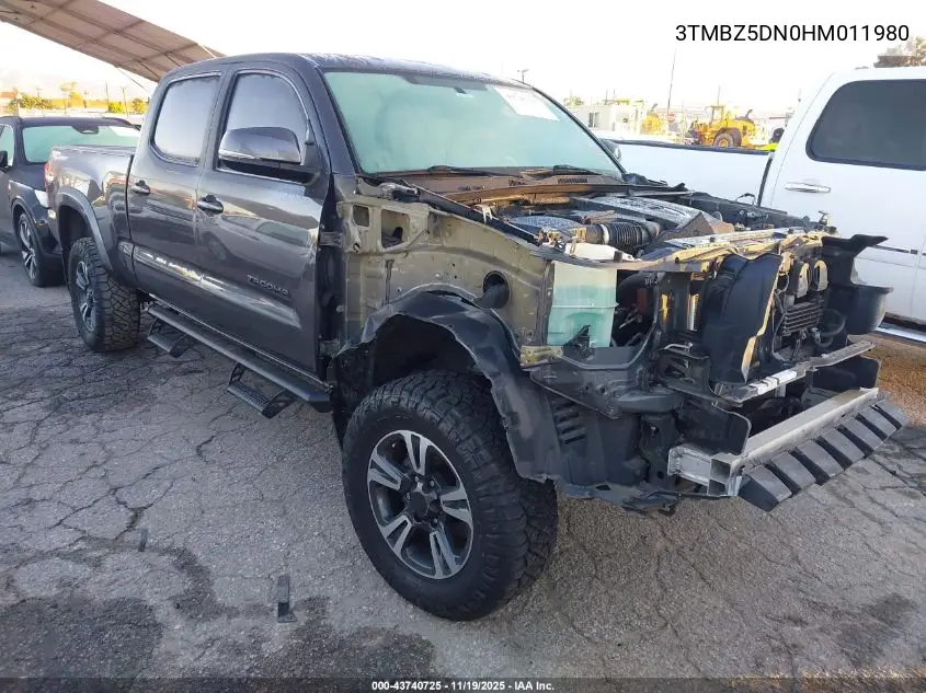 3TMBZ5DN0HM011980 2017 Toyota Tacoma