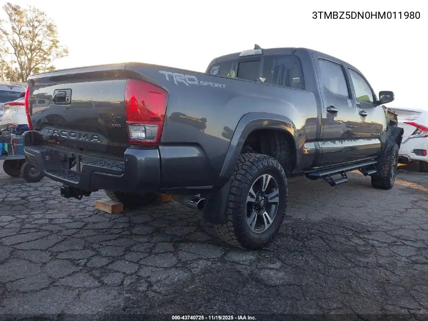 3TMBZ5DN0HM011980 2017 Toyota Tacoma