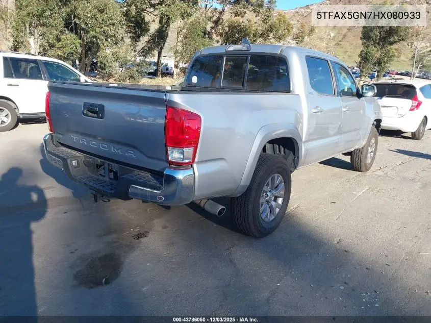 5TFAX5GN7HX080933 2017 Toyota Tacoma Sr5