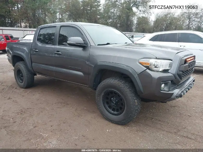5TFCZ5AN7HX119063 2017 Toyota Tacoma Trd Off Road