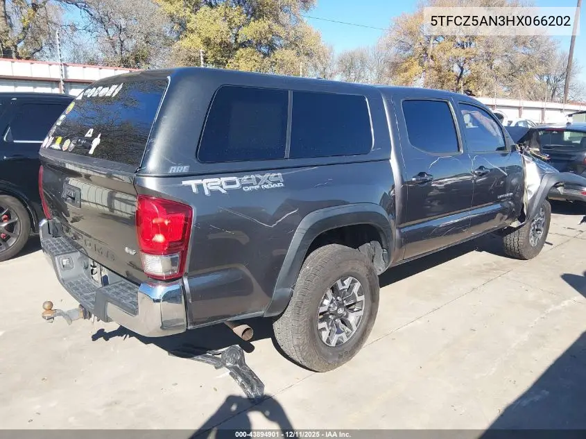 5TFCZ5AN3HX066202 2017 Toyota Tacoma Trd Off Road