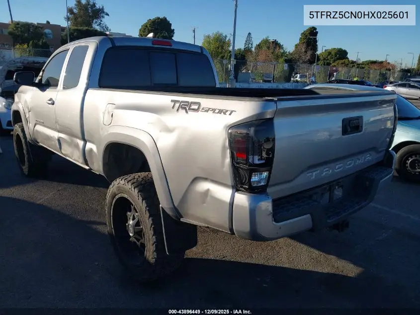 5TFRZ5CN0HX025601 2017 Toyota Tacoma Trd Sport