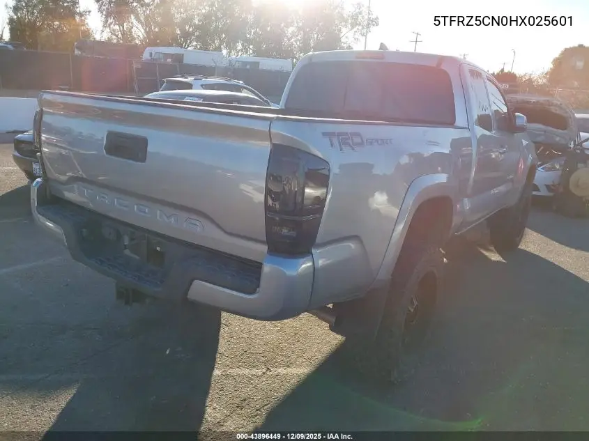 5TFRZ5CN0HX025601 2017 Toyota Tacoma Trd Sport