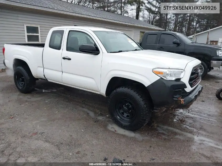 5TFSX5ENXHX049926 2017 Toyota Tacoma Sr