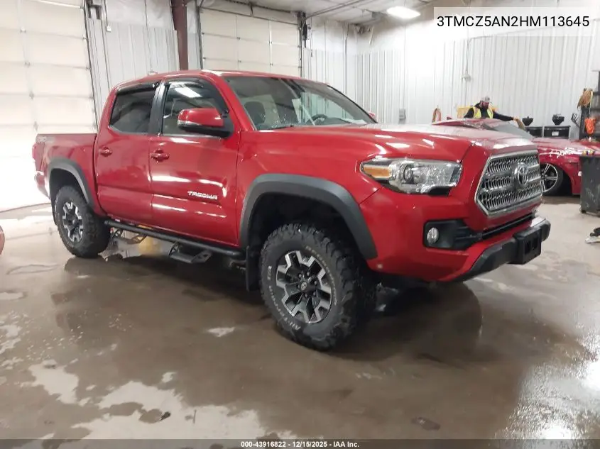 3TMCZ5AN2HM113645 2017 Toyota Tacoma Trd Off Road