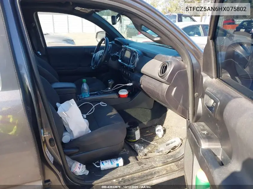 5TFCZ5AN6HX075802 2017 Toyota Tacoma Trd Off Road