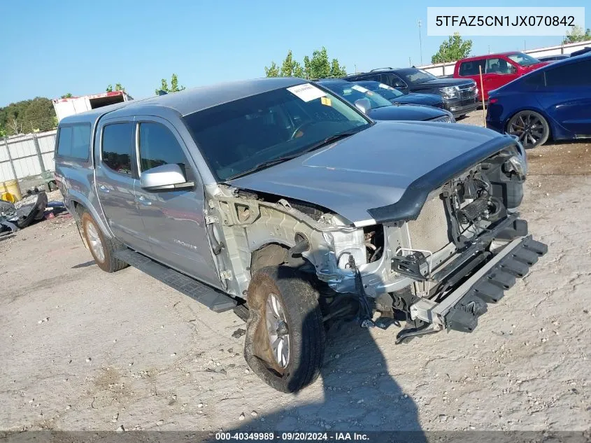 5TFAZ5CN1JX070842 2018 Toyota Tacoma Sr5 V6