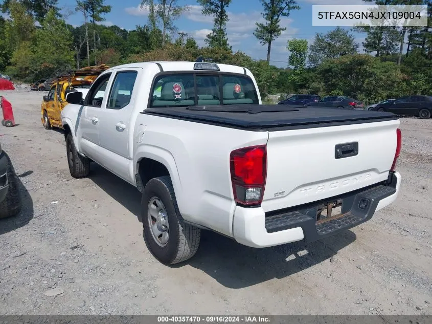 5TFAX5GN4JX109004 2018 Toyota Tacoma Sr