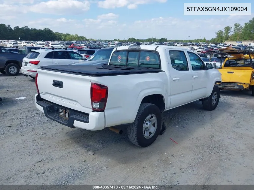 5TFAX5GN4JX109004 2018 Toyota Tacoma Sr