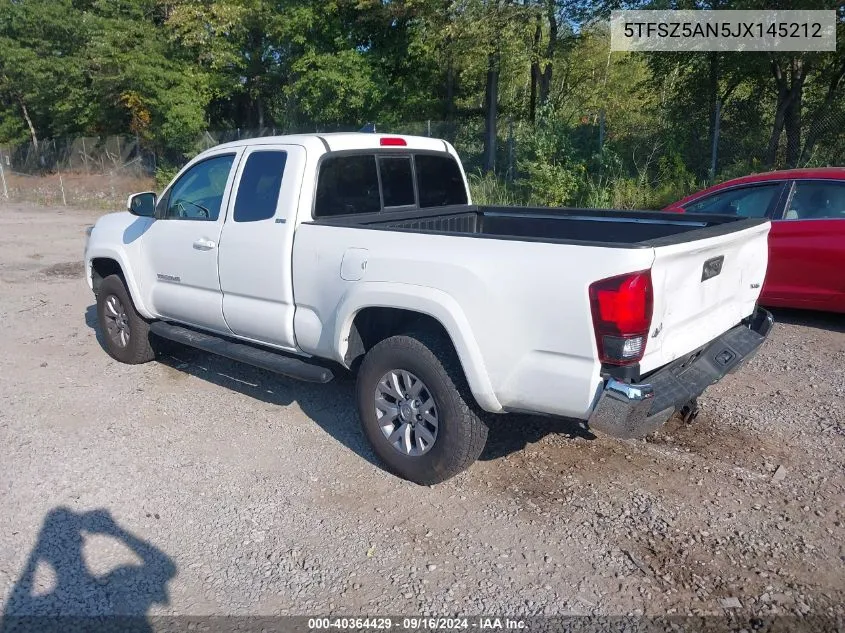 5TFSZ5AN5JX145212 2018 Toyota Tacoma Sr5 V6