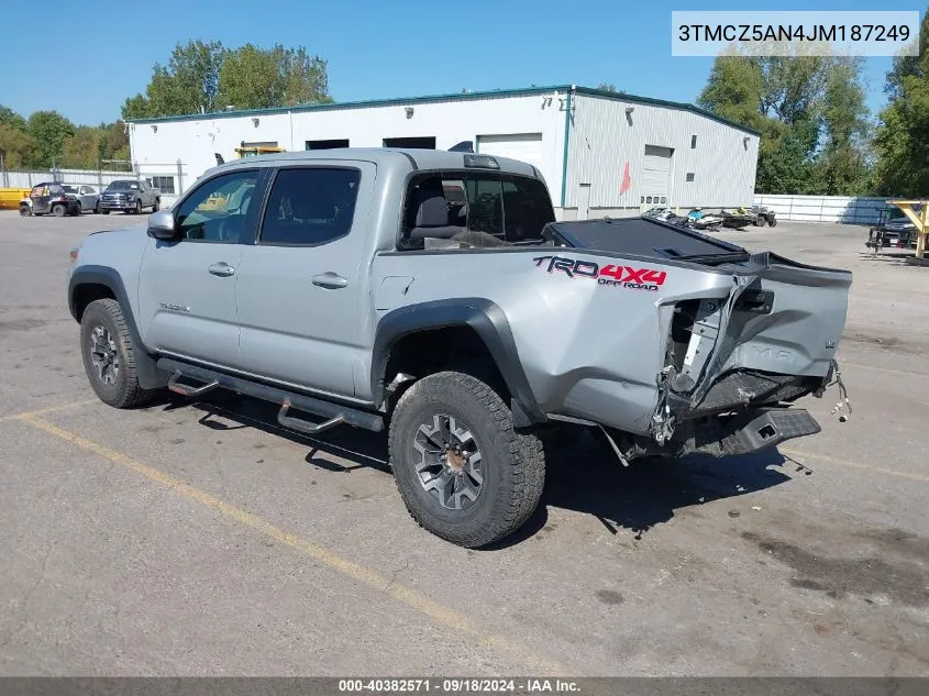 3TMCZ5AN4JM187249 2018 Toyota Tacoma Trd Off Road