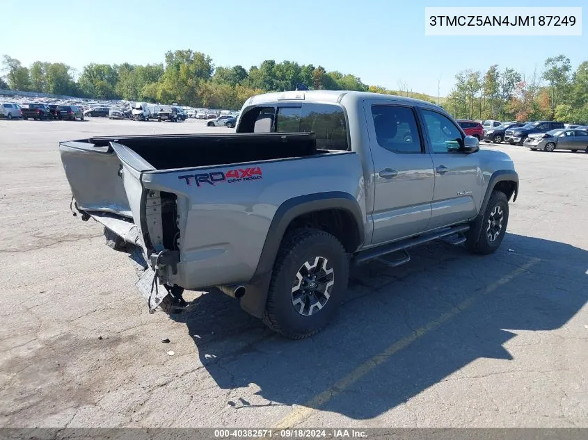 3TMCZ5AN4JM187249 2018 Toyota Tacoma Trd Off Road