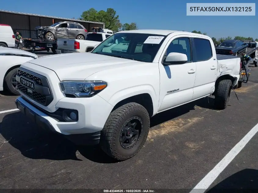 5TFAX5GNXJX132125 2018 Toyota Tacoma Sr5