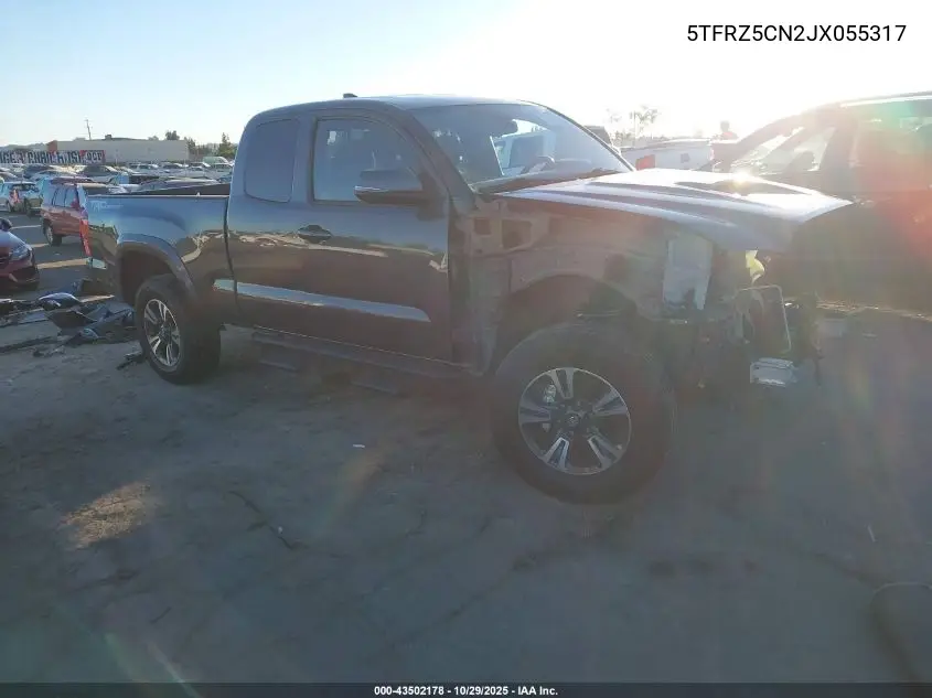 5TFRZ5CN2JX055317 2018 Toyota Tacoma Trd Sport