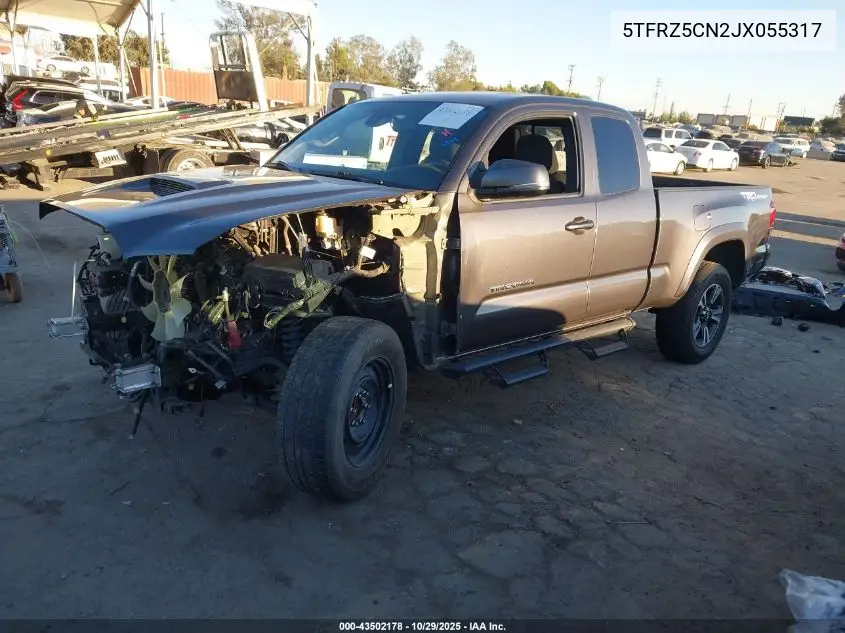 5TFRZ5CN2JX055317 2018 Toyota Tacoma Trd Sport