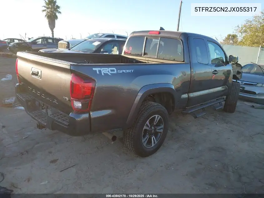5TFRZ5CN2JX055317 2018 Toyota Tacoma Trd Sport