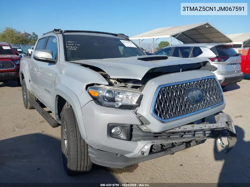 3TMAZ5CN1JM067591 2018 Toyota Tacoma Trd Sport