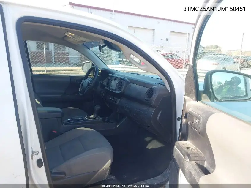 3TMCZ5AN1JM150451 2018 Toyota Tacoma Sr V6